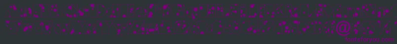 BraggadrRegular-Schriftart – Violette Schriften auf schwarzem Hintergrund