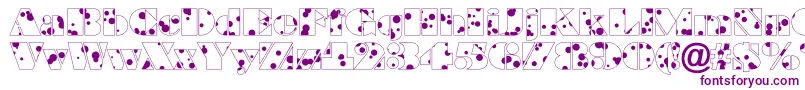 Police BraggadrRegular – polices violettes