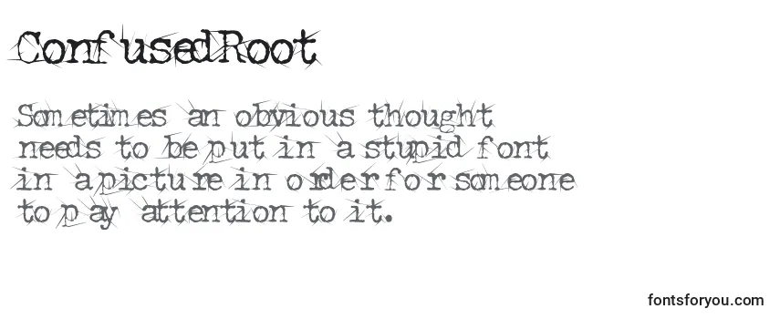 ConfusedRoot Font