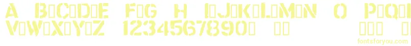 CftrashzoneRegular Font – Yellow Fonts