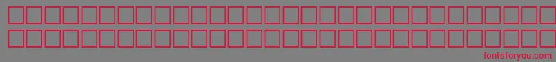 Glfwfx Font – Red Fonts on Gray Background