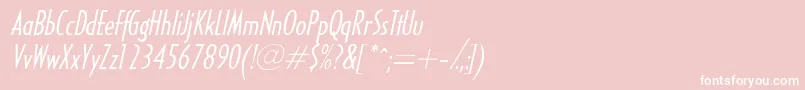 fuente HalseylightcondsskItalic – Fuentes Blancas Sobre Fondo Rosa