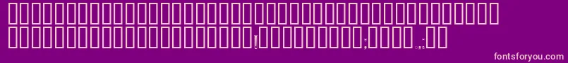 フォントZaglavny – 紫の背景にピンクのフォント