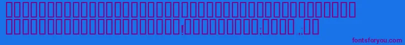 Zaglavny-fontti – violetit fontit sinisellä taustalla