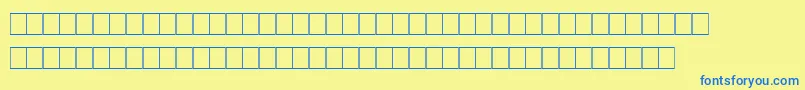 More about Marks Font Marks Font – Blue Fonts on Yellow Background