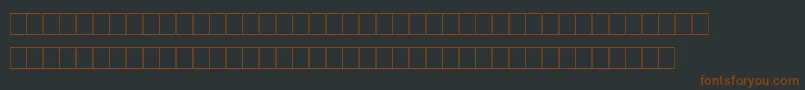 Fonte Marks – fontes marrons em um fundo preto