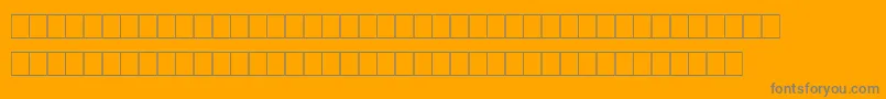 Marks Font – Gray Fonts on Orange Background