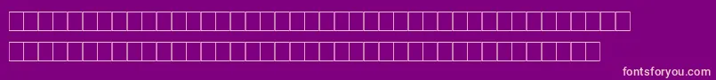 フォントMarks – 紫の背景にピンクのフォント