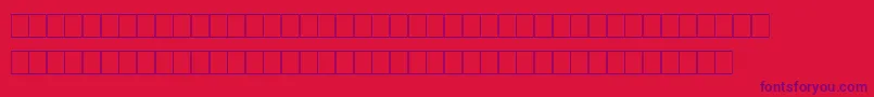 Marks Font – Purple Fonts on Red Background