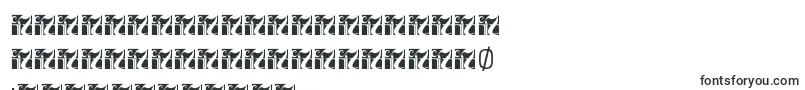 フォントHurufoNumeroThin – シンディ文字