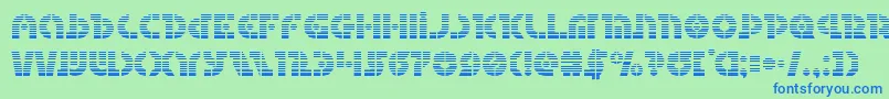 Questlokgrad Font – Blue Fonts on Green Background