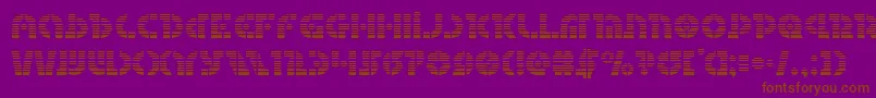 Шрифт Questlokgrad – коричневые шрифты на фиолетовом фоне