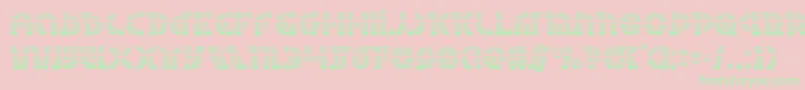 Questlokgrad Font – Green Fonts on Pink Background