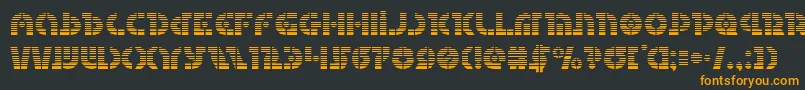 Questlokgrad Font – Orange Fonts on Black Background