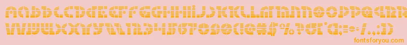 Questlokgrad Font – Orange Fonts on Pink Background