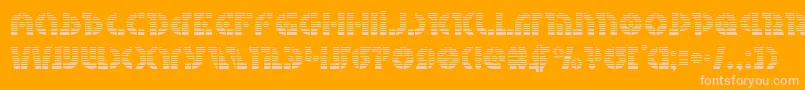 Questlokgrad Font – Pink Fonts on Orange Background