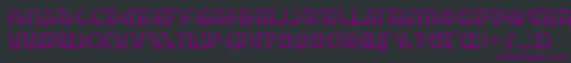 フォントQuestlokgrad – 黒い背景に紫のフォント