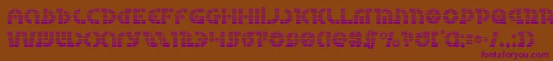 Questlokgrad Font – Purple Fonts on Brown Background