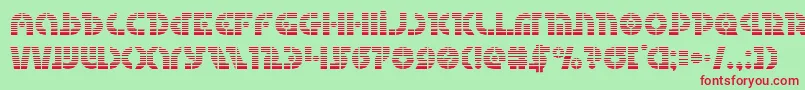Шрифт Questlokgrad – красные шрифты на зелёном фоне