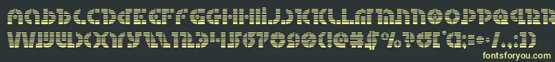 Questlokgrad Font – Yellow Fonts on Black Background