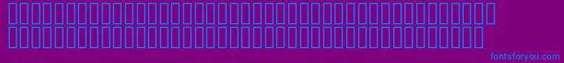 JungleJuice Font – Blue Fonts on Purple Background