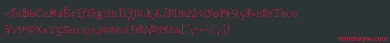 ChiliPepper Font – Red Fonts on Black Background