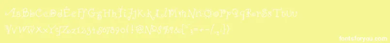 ChiliPepper Font – White Fonts on Yellow Background