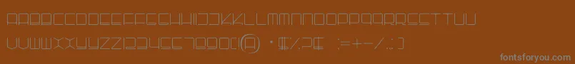 Batho Font – Gray Fonts on Brown Background