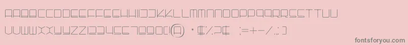 Batho Font – Gray Fonts on Pink Background