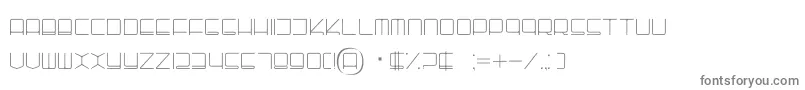 フォントBatho – 白い背景に灰色の文字