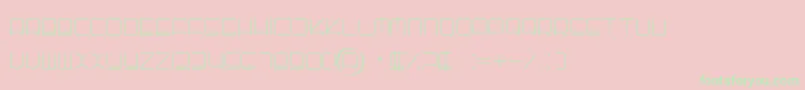 Batho Font – Green Fonts on Pink Background