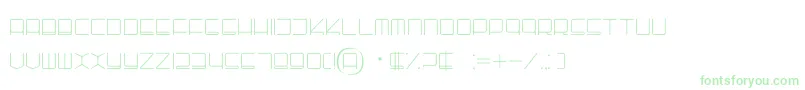 Batho Font – Green Fonts on White Background