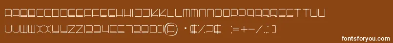Batho Font – White Fonts on Brown Background