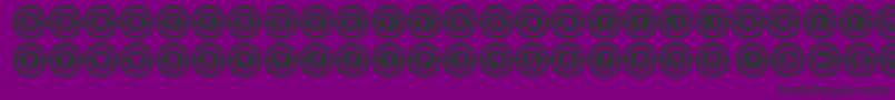 ConsoleRelay Font – Black Fonts on Purple Background