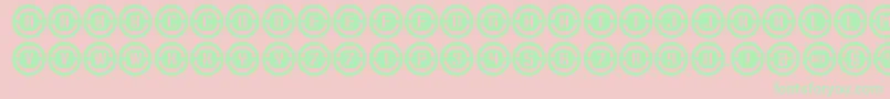 ConsoleRelay Font – Green Fonts on Pink Background