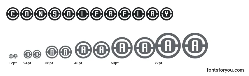 ConsoleRelay Font Sizes