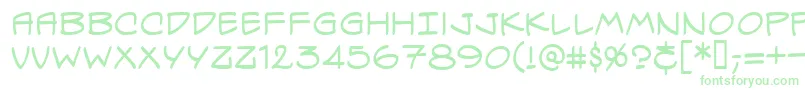 SpectreVerdeBb Font – Green Fonts on White Background