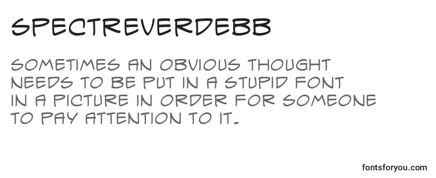 Review of the SpectreVerdeBb Font