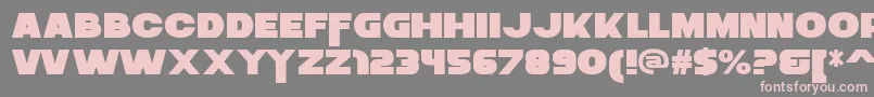 ZaiusRegular Font – Pink Fonts on Gray Background