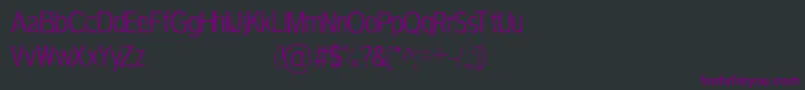 TerbiumPersonalUseOnly Font – Purple Fonts on Black Background