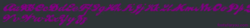 PullmanDemo Font – Purple Fonts on Black Background