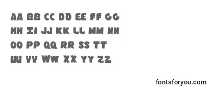 Flyingleatherv2straight Font