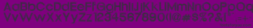 UrsulineRegular Font – Black Fonts on Purple Background