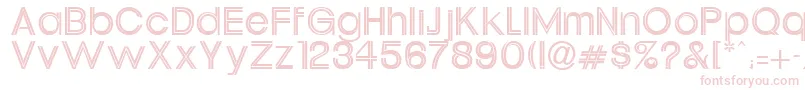 UrsulineRegular Font – Pink Fonts on White Background