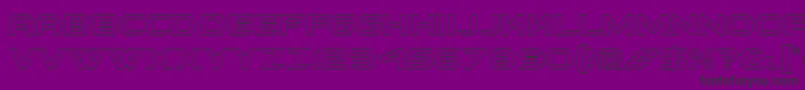 Batmfo Font – Black Fonts on Purple Background