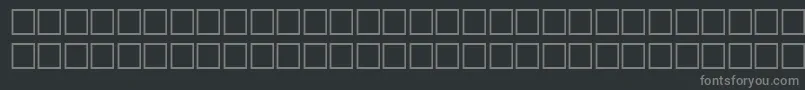 フォントGlefwf – 黒い背景に灰色の文字