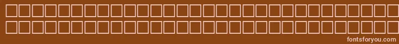 フォントGlefwf – 茶色の背景にピンクのフォント