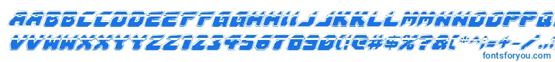 Astropolislaai Font – Blue Fonts on White Background
