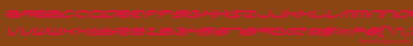 Taskforceci Font – Red Fonts on Brown Background
