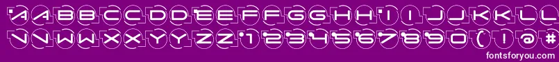 Abcarifond Font – White Fonts on Purple Background